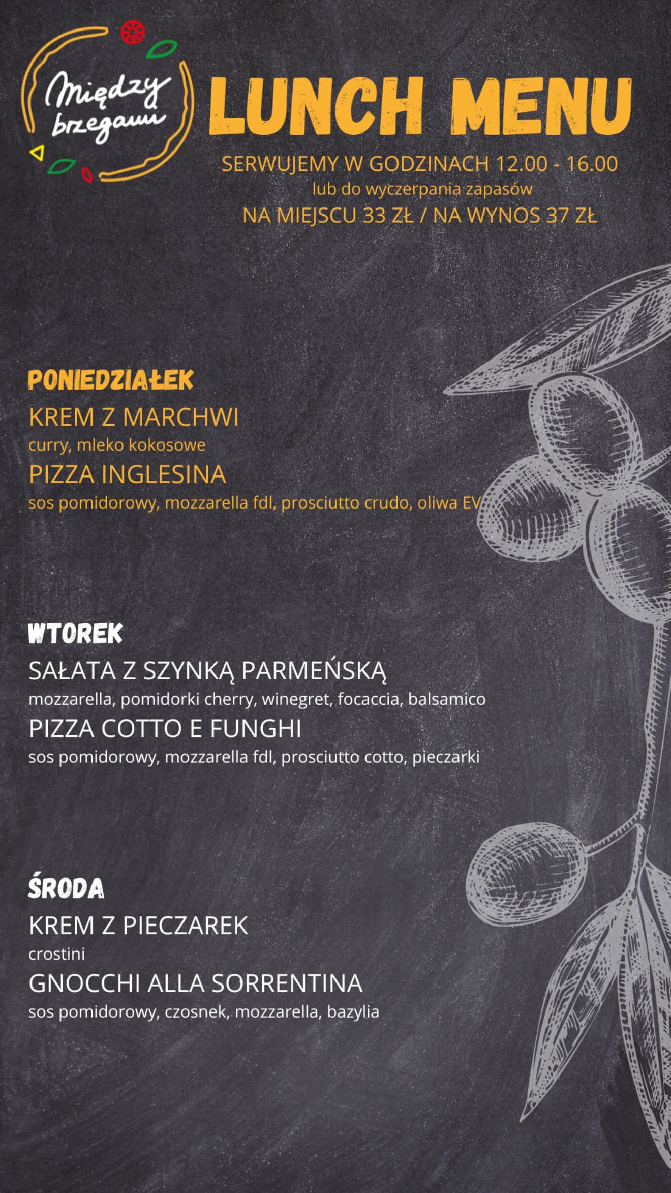 Lunch Menu