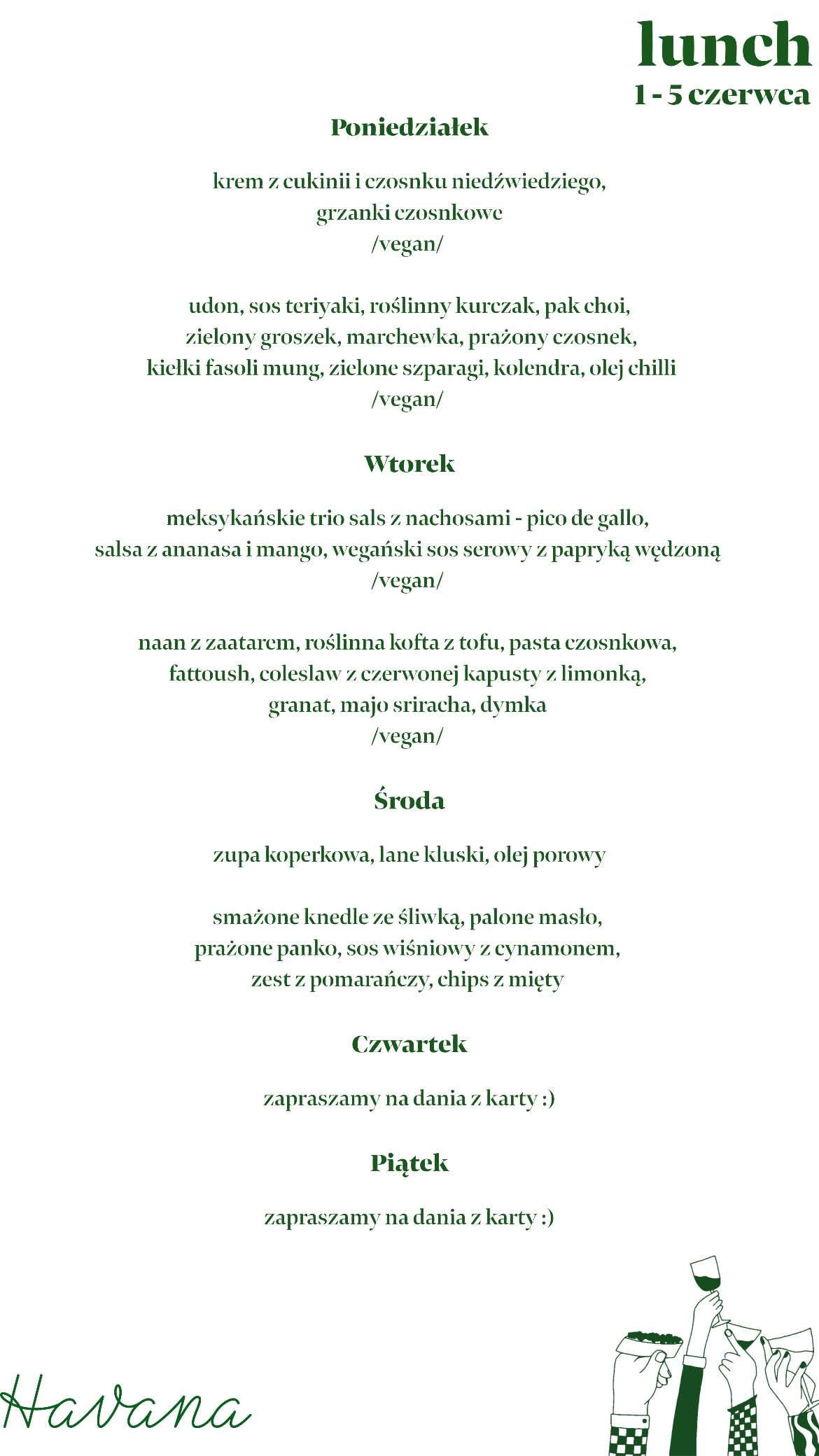 Menu lunchowe
