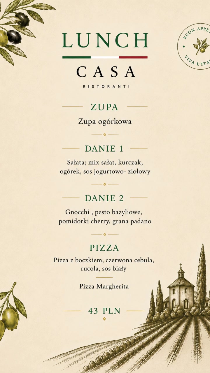 Lunch Casa Ristoranti